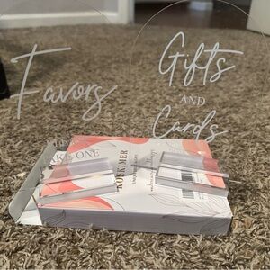 Acrylic Wedding Signs, Table Numbers, & Mirror